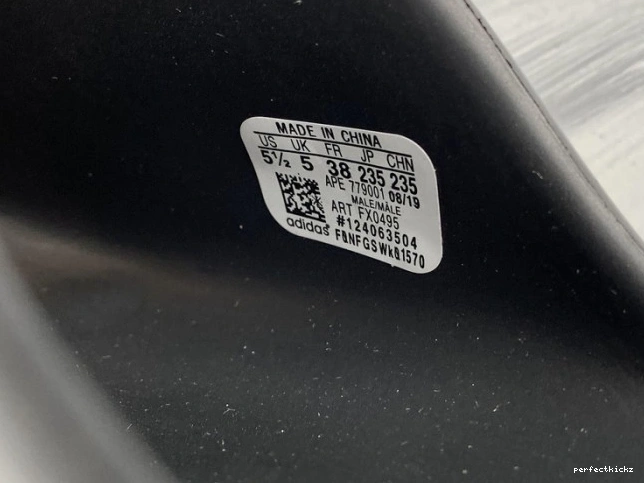 Slide Adidas Black FX0495 Yeezy 0806